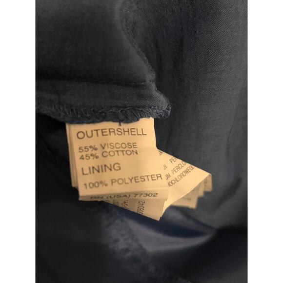 Zara Basic A-Line Dress Women Medium Blue Viscose Pleated Sleeveless Side Zipper - Picture 9 of 12